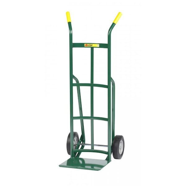 12" Reinforced Nose Hand Truck, 10" Flat-Free, Folding Foot Kick